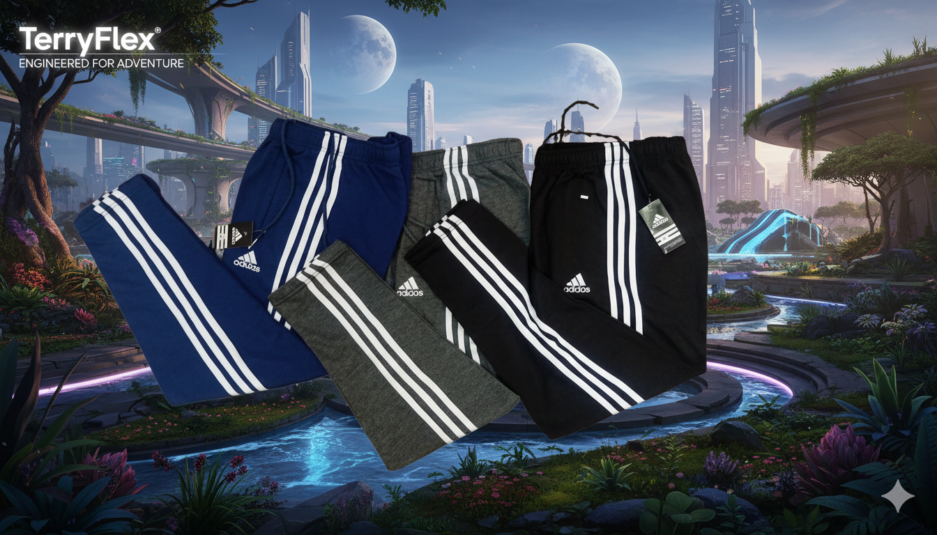 Adidas TerryFlex Premium Stretch Trouser – Everyday Comfort & Style